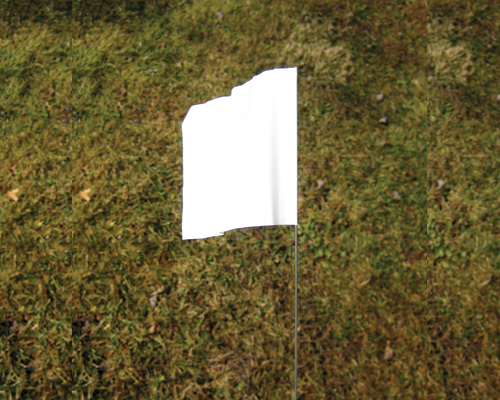 A utility marking flag.