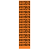 A rectangular voltage marker reading, "240 Volts", 18 times, in Black letters on an Orange background.