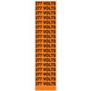 A rectangular voltage marker reading, "277 Volts", 18 times, in Black letters on an Orange background.