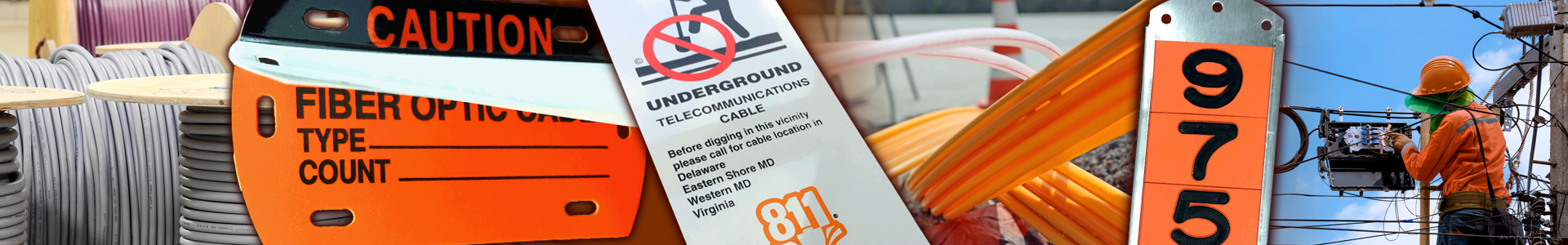 Telecom Safety Signage for Underground Installation