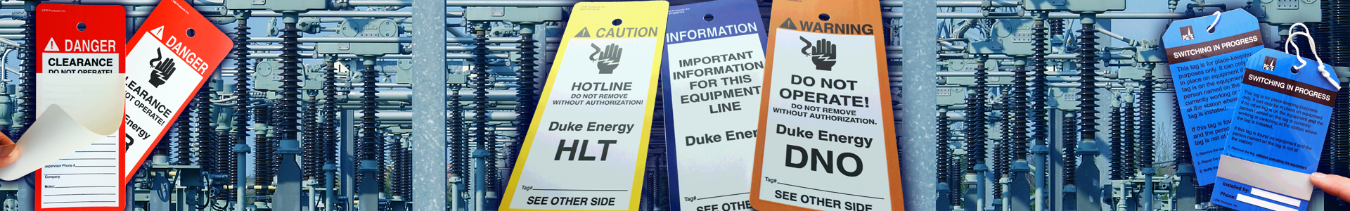 Switchgear Tags are critical electrical markers for the T&D Industry