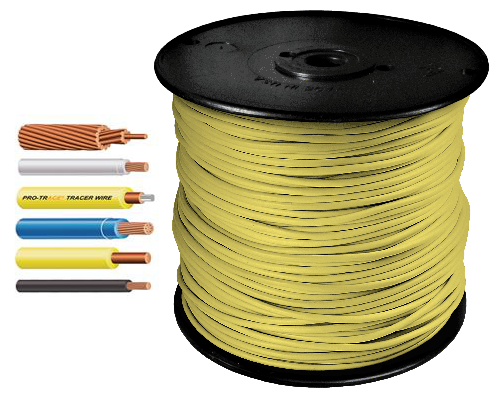 A roll of tracer wire.